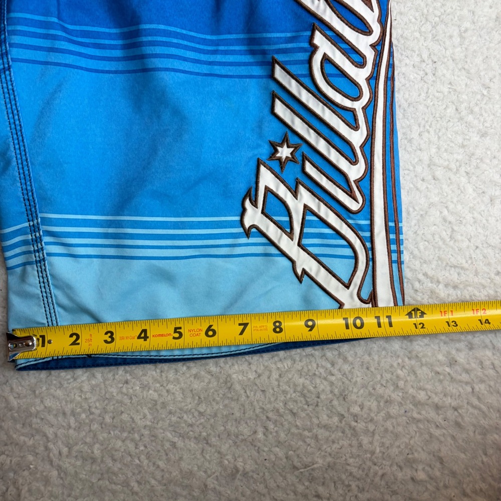 Billabong Board Shorts Mens 32 Blue Ombre Striped Cargo Swim Trunks Y2K M133TOCC - Picture 7 of 8